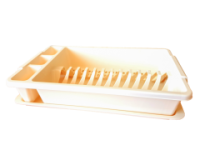 Сушилка для посуды 1-ярусная слон.кость 16014