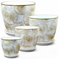 Бутон Сатурн белый из 4-х/РС140/737093