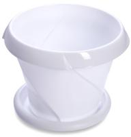 Кашпо "Флориана" 1,4л белый С385БЕЛ