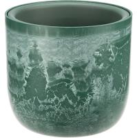 Кашпо МИКРИТ 1,9л зеленый слайн М3265 /15шт/М-пласт