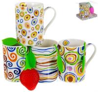 Кружка с ситечком силикон 144-09005