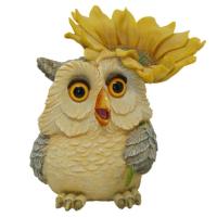 Копилка Сова с подсолнухом L21W16H20см 626460/SK037