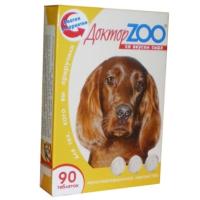 Витамины Доктор ZOO для собак со вкусом сыра 90 таблеток