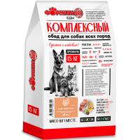 Собаки ZooRing Формула 365 Комплексный обед нежн. индейка и рис д/всех щенков и собак 15кг/520752 ЧЗ