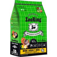 Собаки ZooRing Mini Adult индейка/рис/груша д/взр.собак мини пород 10кг/316179