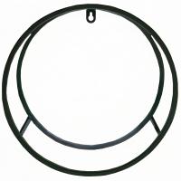 Подставка (каркас) ЛОФТ настенная КРУГ 51-06 черная 37*17см РЗДИ