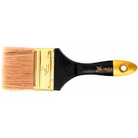 Кисть плоская "Профи" 3" натуральная щетина дерев. ручка 83154 /12/720шт/MATRIX