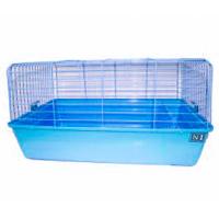 Клетка для кролика №1 ДКкR2 с кормушкой для сена 69*45*36см 