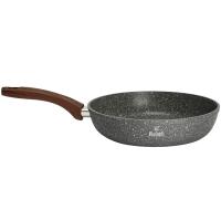 R-10826 Сковорода-сотейник литая D26 с антипр. покр. индук. дно серый гранит /12шт/ Маруся  