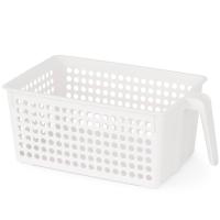 Контейнер д/хранения прямоуг. с ручкой белый 