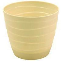 Кашпо Бриз 0,7л светло-бежевый с прик. под. /10шт/Рад
