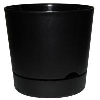 Кашпо Гранд D20 5,2л черный с под. 5PL0644 /6шт/ТП
