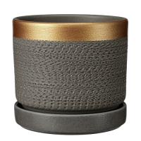 Композит Брюссель серый золото цилиндр №4 4л