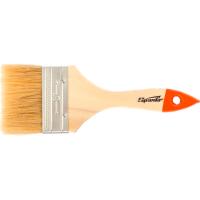 Кисть плоская Slimline 3" (75мм) натуральная щетина деревянная ручка 824405 /Sparta