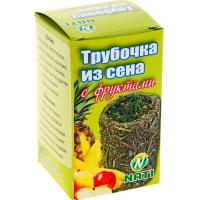 Лакомство для грыз Трубочка из сена Фрукты Nati   