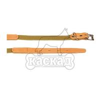 Ошейник кожа+брезент 35мм 55-64см/00135092