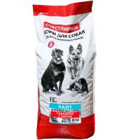 Собаки Счастливчик Лайт говядина с рисом 15кг/4892 ЧЗ