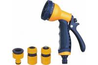 Полив Набор для полива PARK DY2377 (соед.2шт,пистолет, адаптер 1шт) 001900 /50шт/