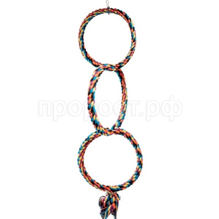 Игрушка Три кольца для птиц 180*600мм/52111001 