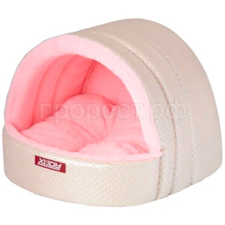 Лежанка Домик Эстрада (жемчуг) №2 розовый/00525-7/3/Ксоди