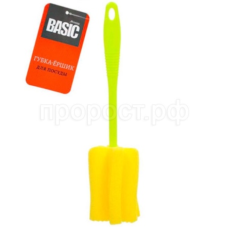 Губка-ершик д/посуды 23*5,5см Marmiton 17657 /240шт/30шт/Профит