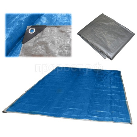 Тент универсальный 5*6м хозяйственный 60г*1кв.м