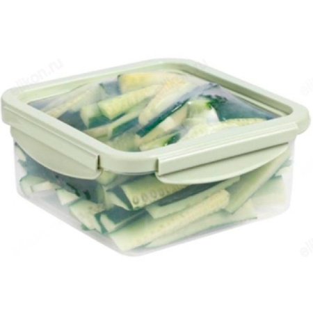 Контейнер Unico 1.2л квадрат эластичная крышка 108018 /12шт/48шт/Mallony