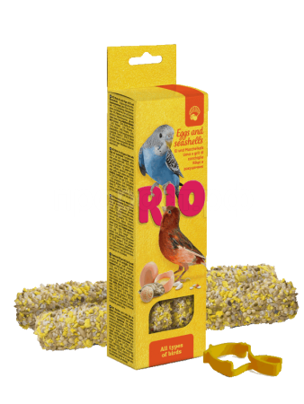 Лакомство РИО для всех птиц Палочки Яйцо и ракушечник 2шт*40гр