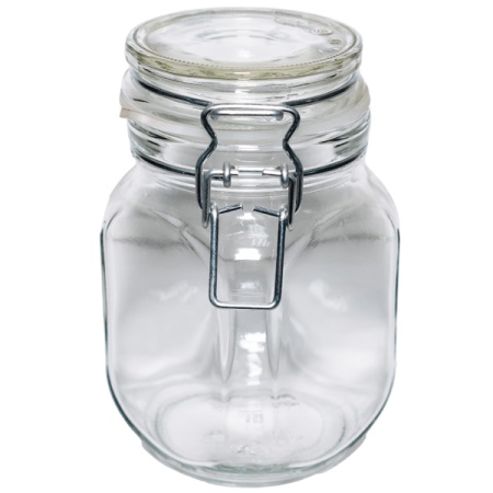 Банка стеклянная 250мл БУГЕЛЬНЫЙ ЗАМОК с крышкой /154шт/ОП