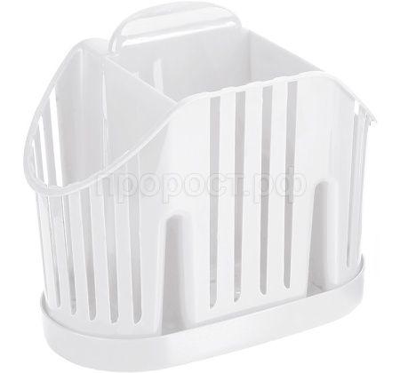 Сушилка для столовых приборов 3-х секц белый М1160