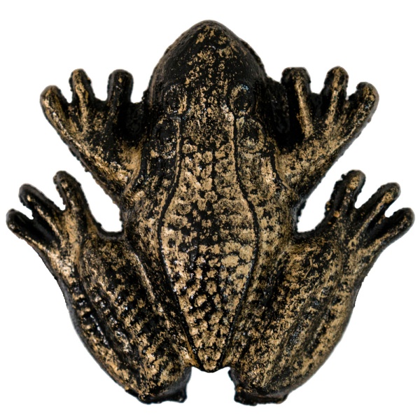 Стикер садовый РЗДИ ЛЯГУШКА бронза/1шт