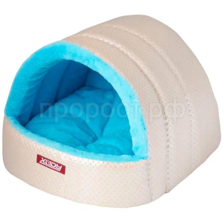 Лежанка Домик Эстрада (жемчуг) №1 голубой/00515-7/4/Ксоди