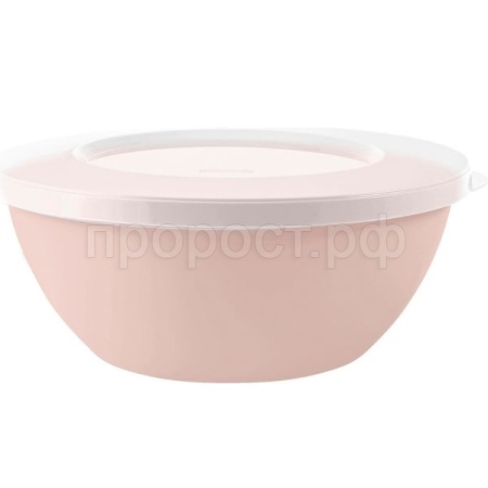 Миска 5л HELSINKI с крышкой персиковая карамель PT1076 /15шт/ПТ